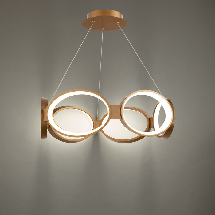 W.A.C. Lighting PD-21324-AB LED Pendant, Aged Brass