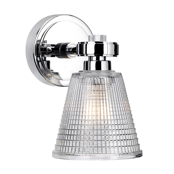 Lucas + McKearn BB-Gunnis1-PC One Light Bath, Polished Chrome