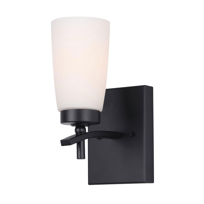 Canarm IVL326A01BK One Light Vanity, Matte Black