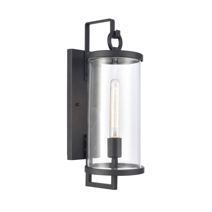 ELK Home 89491/1 One Light Outdoor Wall Sconce, Charcoal Black