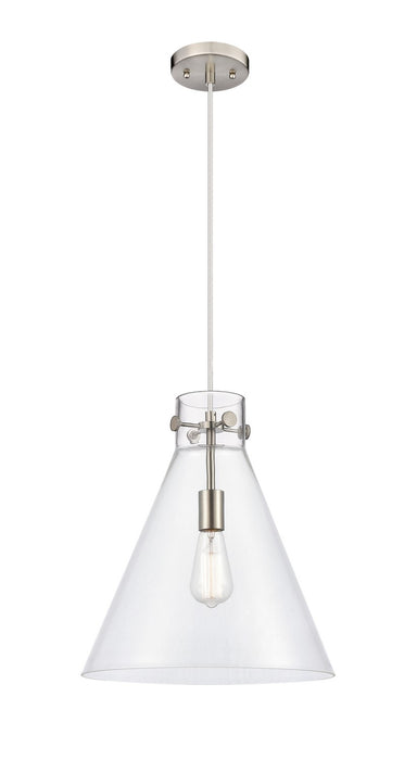 Innovations 410-1PL-SN-G411-14CL One Light Pendant, Satin Nickel