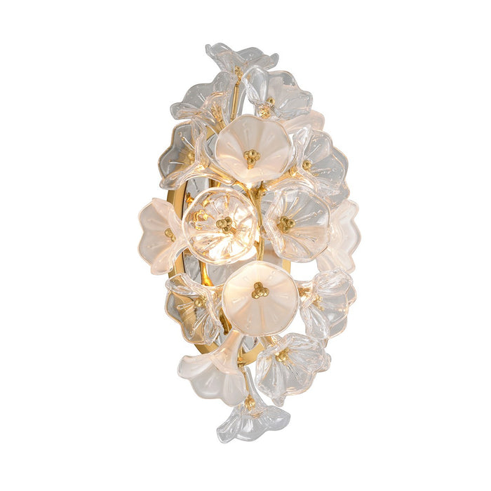 Corbett Lighting 268-11-GL One Light Wall Sconce, Gold Leaf