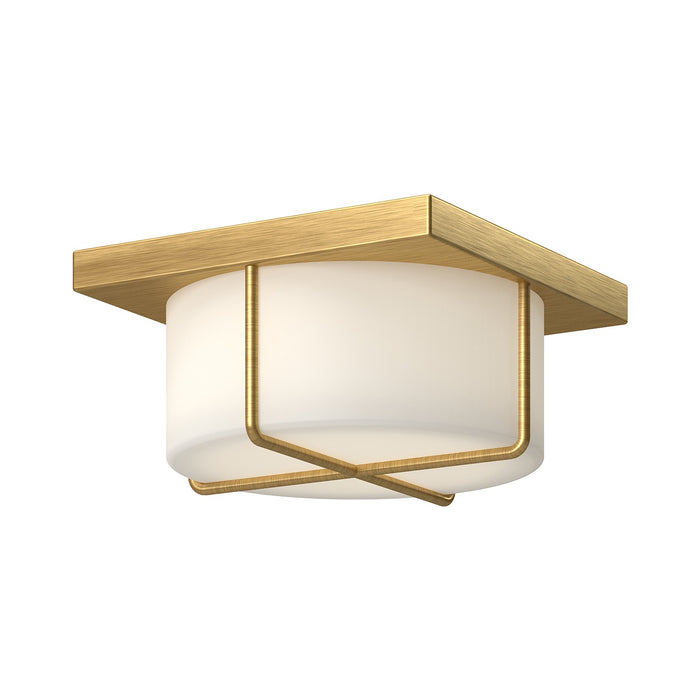 Kuzco Lighting FM45910-BG/OP LED Flush Mount, Brushed Gold/Opal Glass