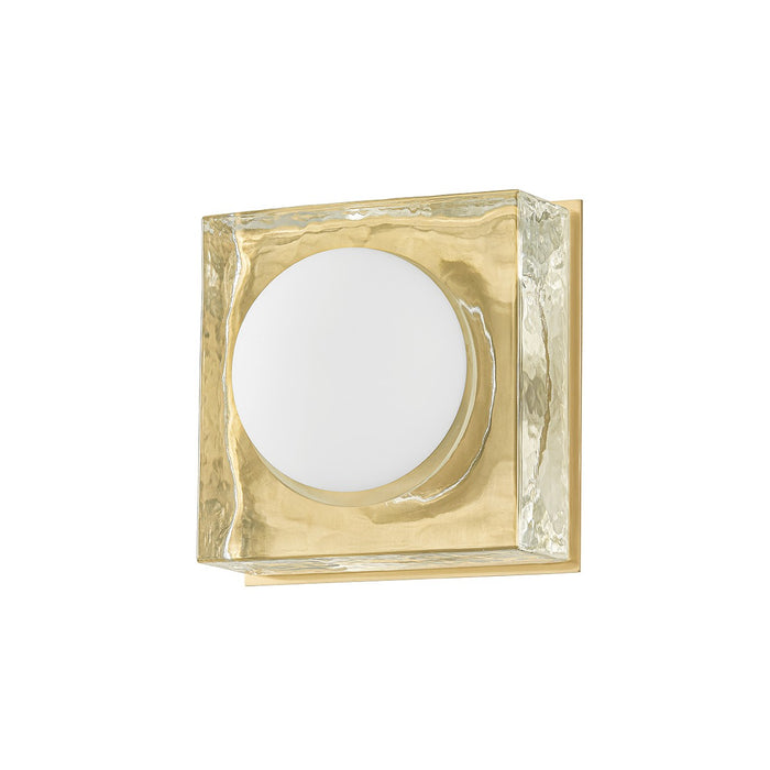 Hudson Valley 1601-AGB LED Wall Sconce, Aged Brass