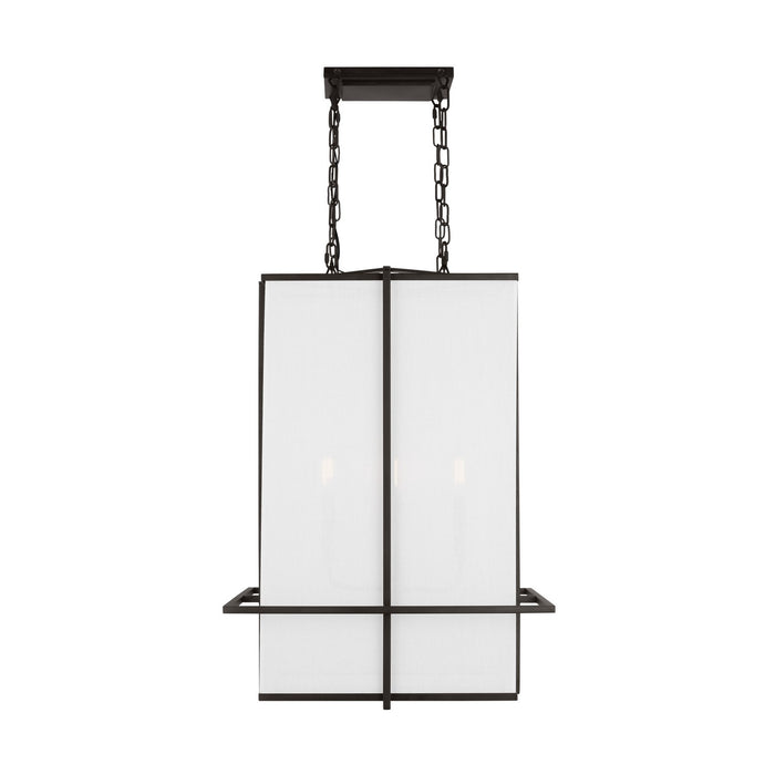 Visual Comfort Studio TFC1014AI Four Light Chandelier, Aged Iron