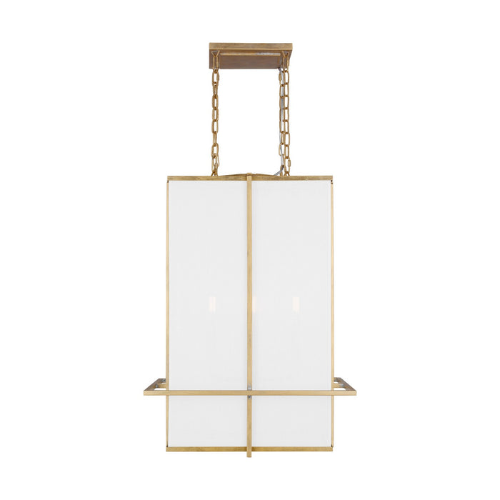 Visual Comfort Studio TFC1014CGD Four Light Chandelier, Coastal Gild