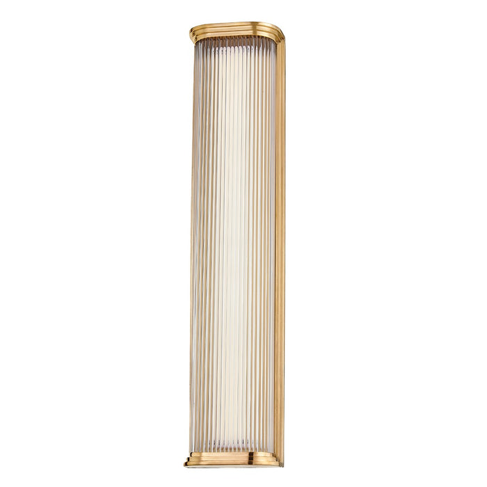 Hudson Valley 2225-AGB LED Wall Sconce, Aged Brass