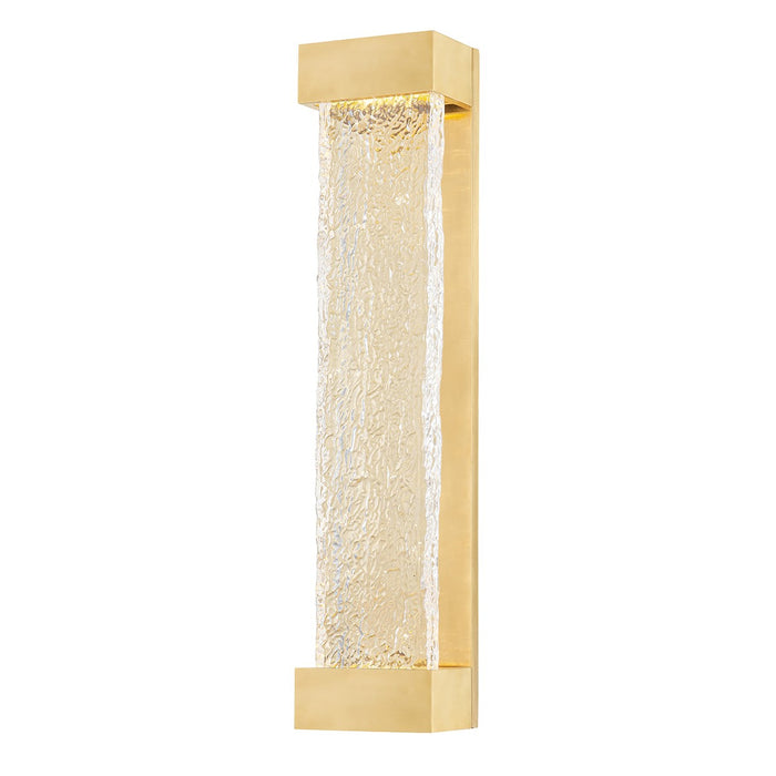 Hudson Valley 5423-AGB LED Wall Sconce, Aged Brass