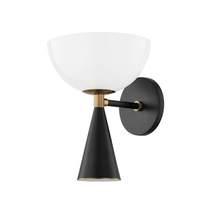 Troy Lighting B1511-PBR/SBK One Light Wall Sconce, Patina Brass