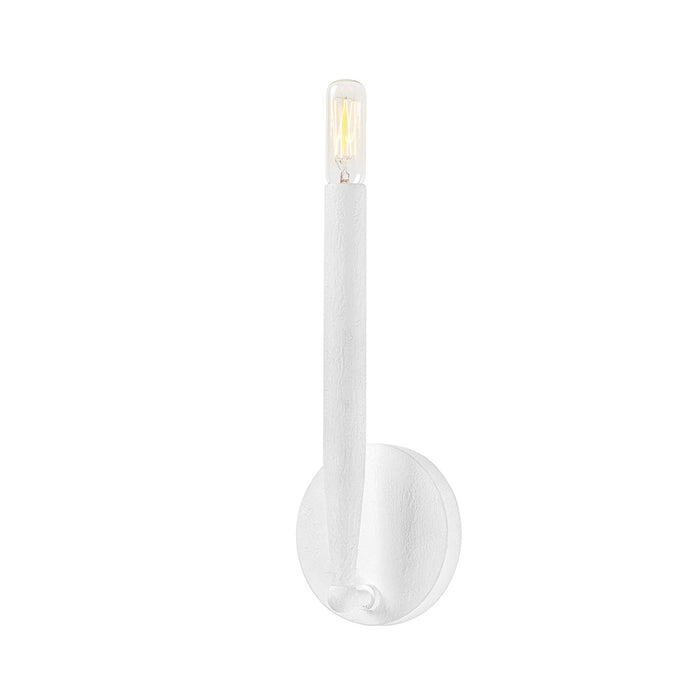 Troy Lighting B3013-GSW One Light Wall Sconce, Gesso White
