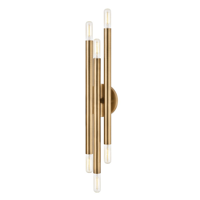 Troy Lighting B3226-PBR Six Light Bath and Vanity, Patina Brass