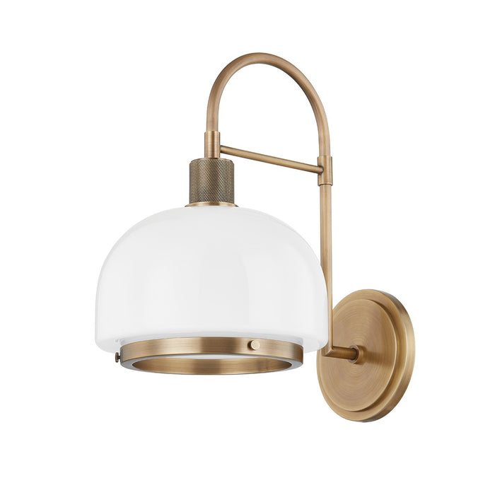 Troy Lighting B4115-PBR One Light Wall Sconce, Patina Brass