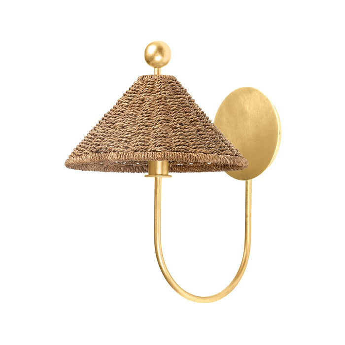 Troy Lighting B6414-VGL One Light Wall Sconce, Vintage Gold Leaf