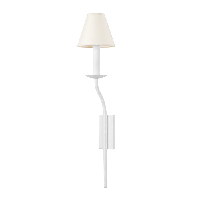 Troy Lighting B8825-GSW One Light Wall Sconce, Gesso White