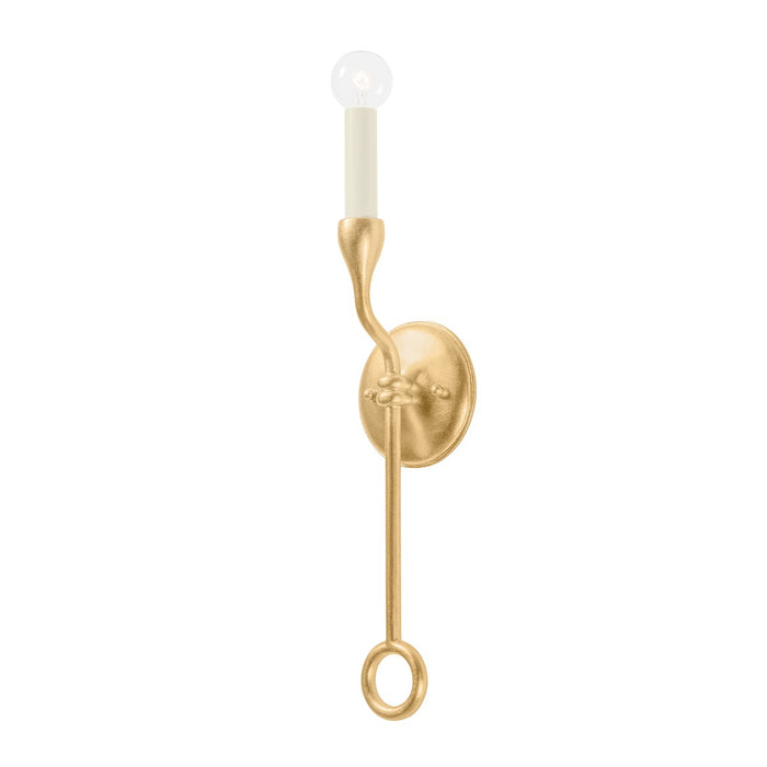 Troy Lighting B9520-VGL One Light Wall Sconce, Vintage Gold Leaf