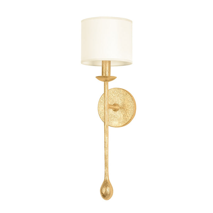 Troy Lighting B9721-VGL One Light Wall Sconce, Vintage Gold Leaf