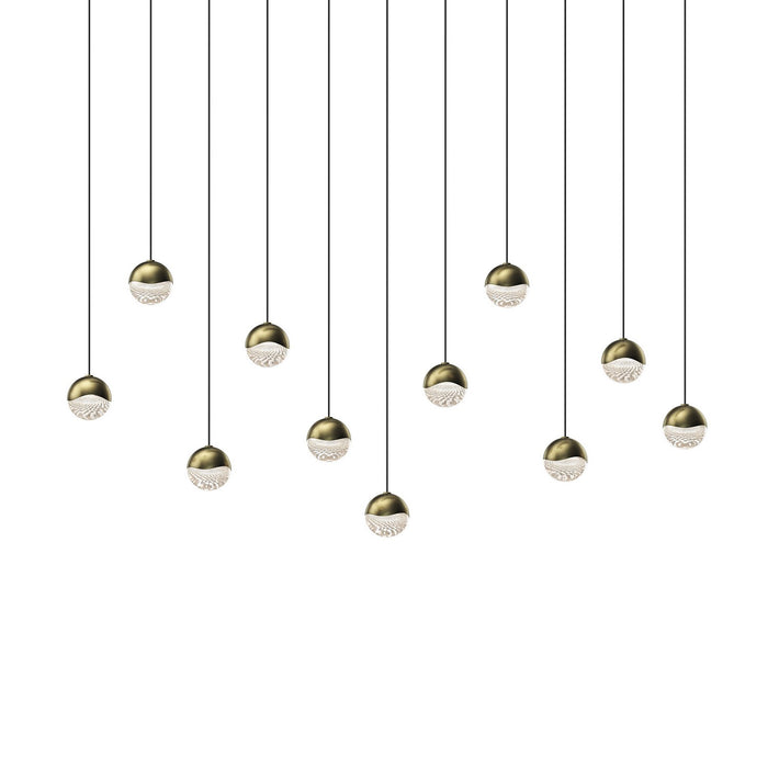 Sonneman 2922.14-SML LED Pendant, Brass