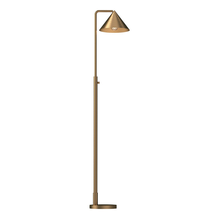 Alora FL485058BG One Light Floor Lamp, Brushed Gold