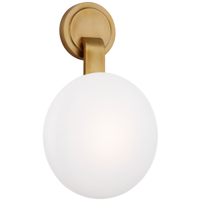 Visual Comfort Signature CD 2016SB-WG LED Wall Sconce, Soft Brass