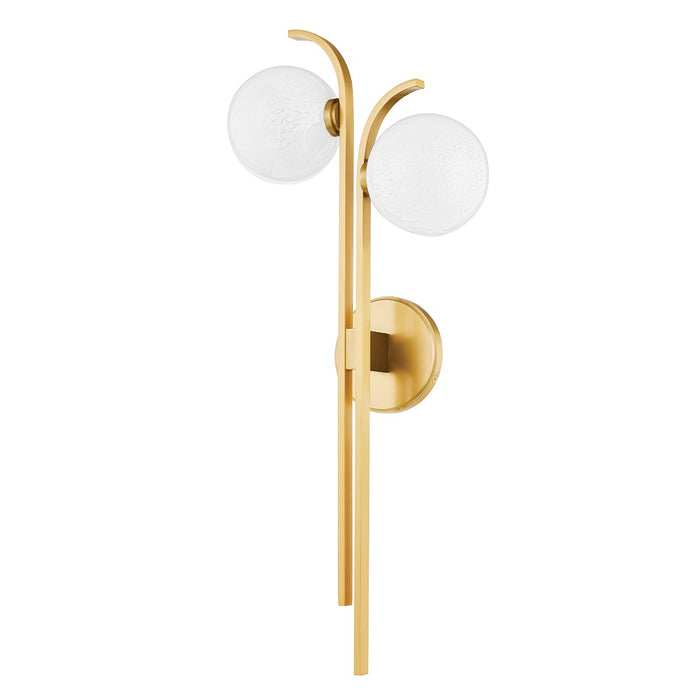 Hudson Valley 8425-AGB LED Wall Sconce, Aged Brass