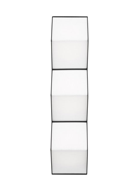 Visual Comfort Modern CDWS11127WB LED Wall Sconce, Nightshade Black
