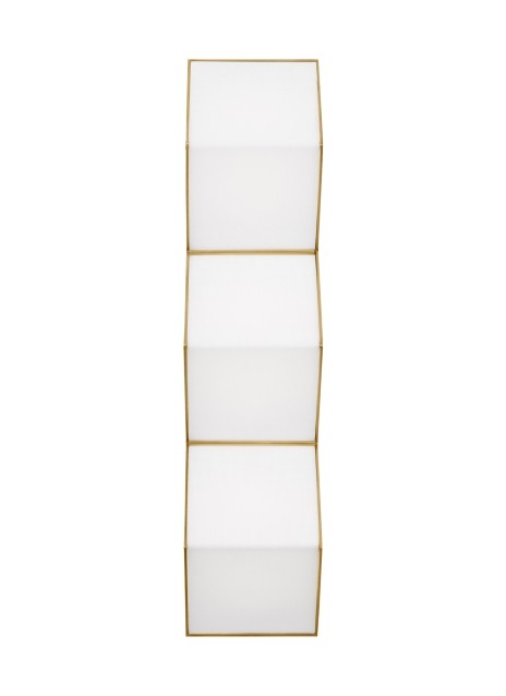 Visual Comfort Modern CDWS11127WNB LED Wall Sconce, Natural Brass