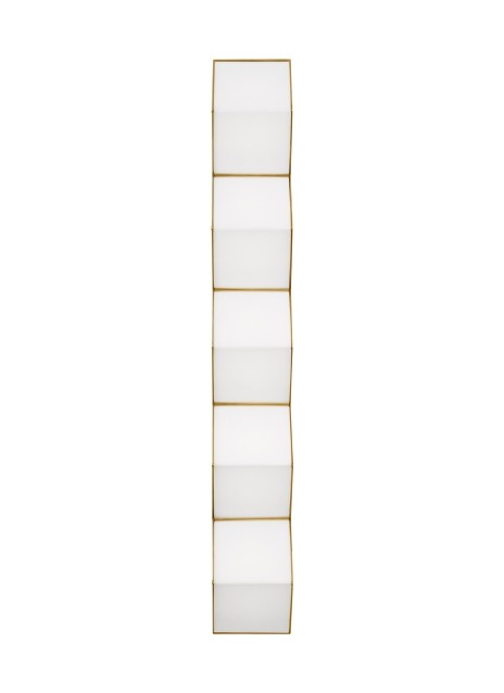 Visual Comfort Modern CDWS11227WNB LED Wall Sconce, Natural Brass