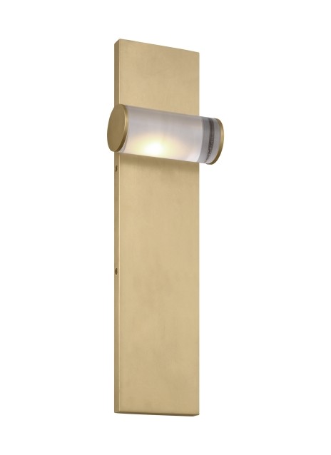 Visual Comfort Modern KWWS10027CNB LED Wall Sconce, Natural Brass
