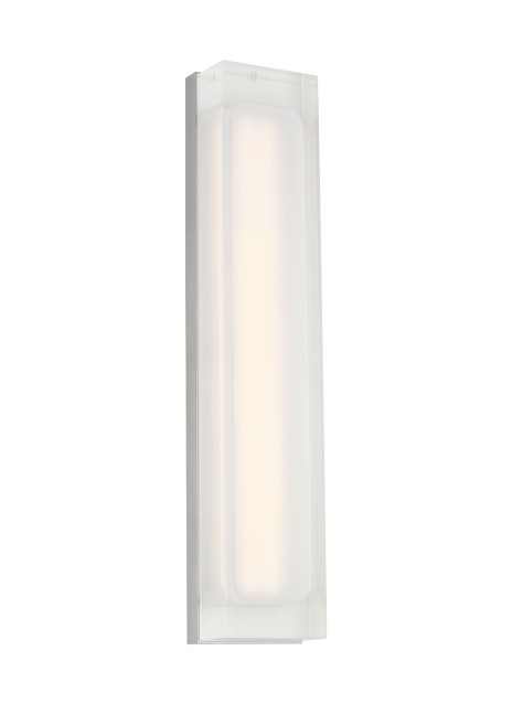 Visual Comfort Modern SLWS12230N LED Wall Sconce, Polished Nickel