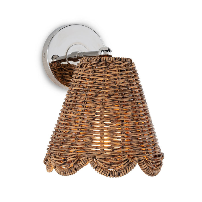 Regina Andrew 15-1195PN One Light Wall Sconce, Natural