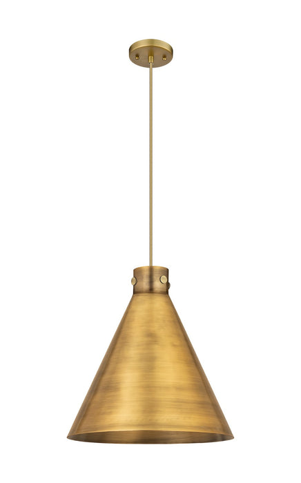 Innovations 410-1PL-BB-M411-18BB One Light Pendant, Brushed Brass