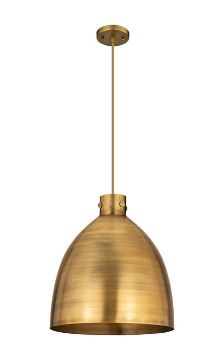 Innovations 410-1PL-BB-M412-18BB One Light Pendant, Brushed Brass