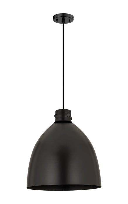 Innovations 410-1PL-BK-M412-18BK One Light Pendant, Matte Black