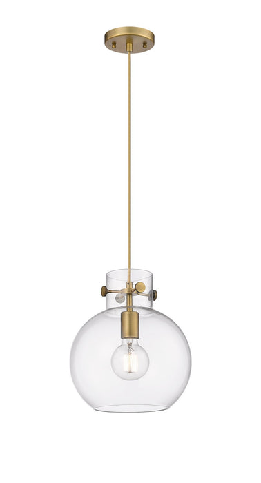 Innovations 410-1PM-BB-G410-10CL One Light Pendant, Brushed Brass