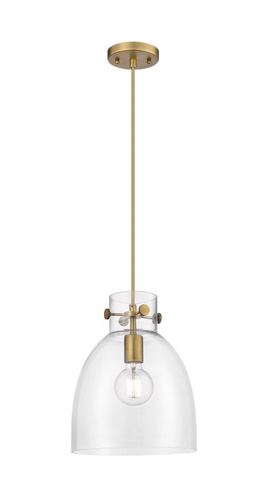 Innovations 410-1PM-BB-G412-10CL One Light Pendant, Brushed Brass