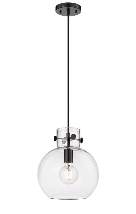 Innovations 410-1PM-BK-G410-10CL One Light Pendant, Matte Black