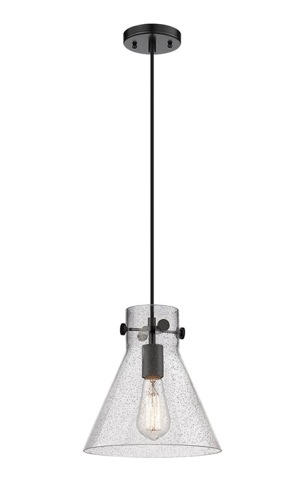 Innovations 410-1PM-BK-G411-10SDY One Light Pendant, Matte Black