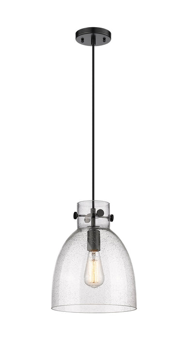 Innovations 410-1PM-BK-G412-10SDY One Light Pendant, Matte Black