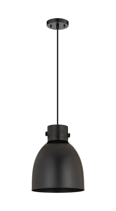 Innovations 410-1PM-BK-M412-10BK One Light Pendant, Matte Black