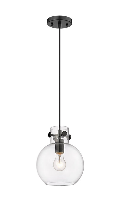 Innovations 410-1PS-BK-G410-8CL One Light Pendant, Matte Black