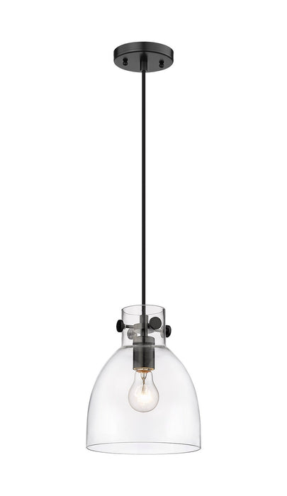 Innovations 410-1PS-BK-G412-8CL One Light Pendant, Matte Black