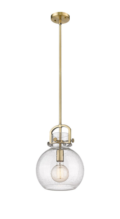 Innovations 410-1SM-BB-G410-10SDY One Light Mini Pendant, Brushed Brass
