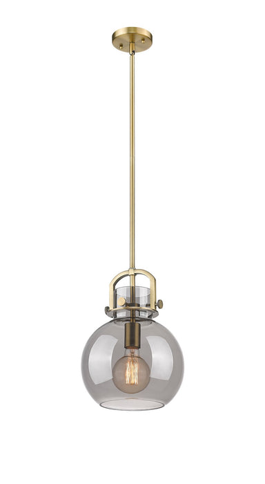 Innovations 410-1SM-BB-G410-10SM One Light Mini Pendant, Brushed Brass