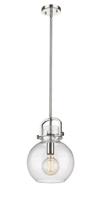 Innovations 410-1SM-PN-G410-10CL One Light Pendant, Polished Nickel
