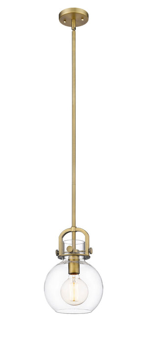 Innovations 410-1SS-BB-G410-8CL One Light Pendant, Brushed Brass