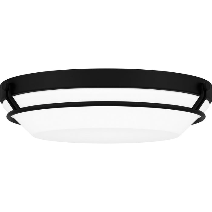 Quoizel DNB1616MBK LED Flush Mount, Matte Black