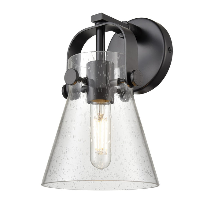 Innovations 423-1W-BK-G411-6SDY LED Wall Sconce, Matte Black