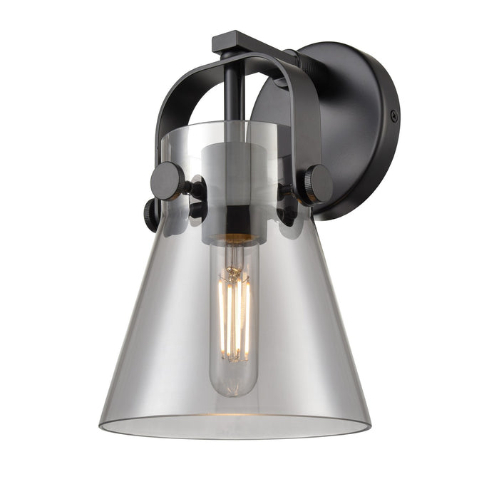 Innovations 423-1W-BK-G411-6SM LED Wall Sconce, Matte Black