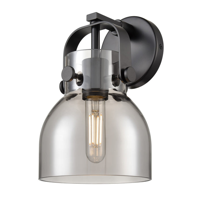 Innovations 423-1W-BK-G412-6SM LED Wall Sconce, Matte Black