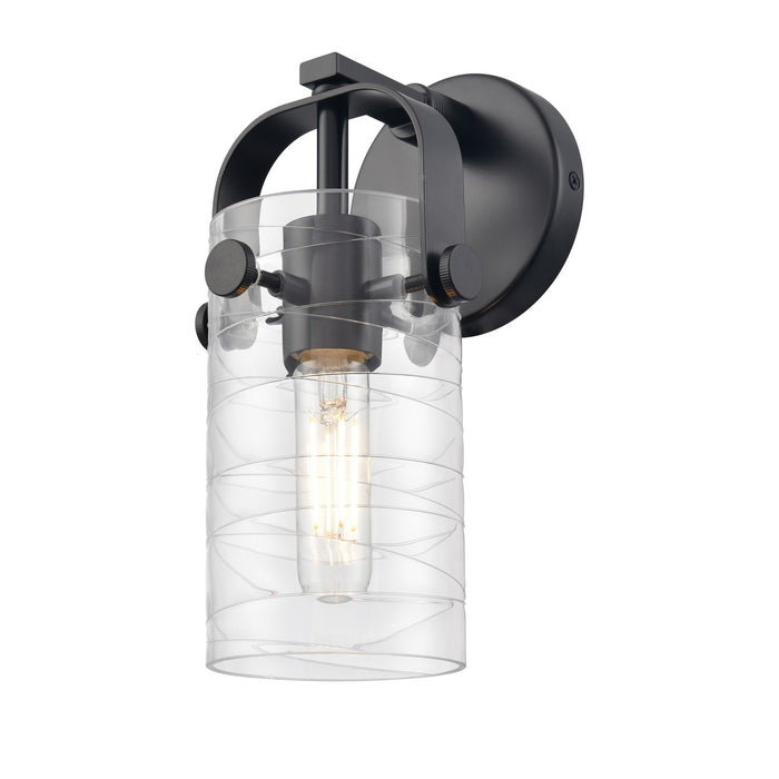 Innovations 423-1W-BK-G423-7DE LED Wall Sconce, Matte Black